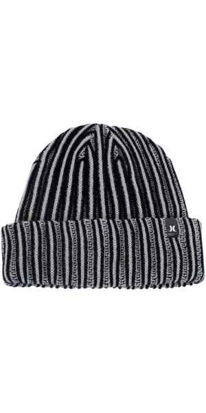 2026 Hurley Mens 2 Tone Beanie HICM0073 - Black